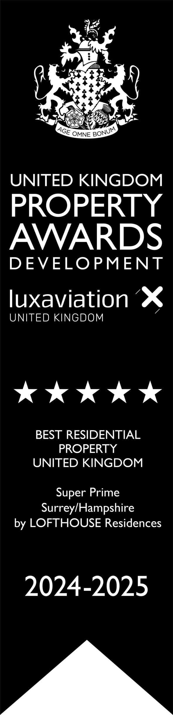 UK Property Awards 2024–2025 winner: Best Residential Property, United Kingdom – Super Prime, Surrey/Hampshire, by Lofthouse Residences